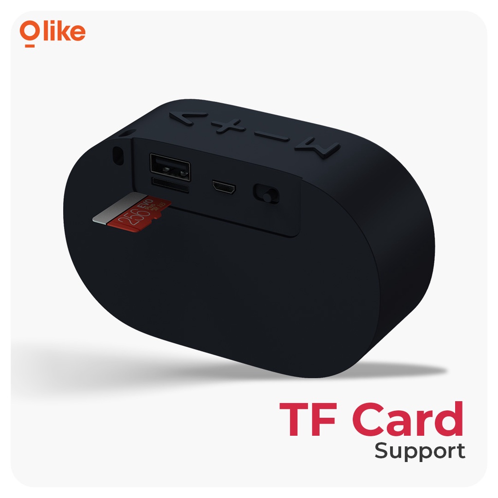 Olike OBS400 Speaker Bluetooth Portable Wireless HD Audio TF Card Support Garansi Resmi 1 Tahun