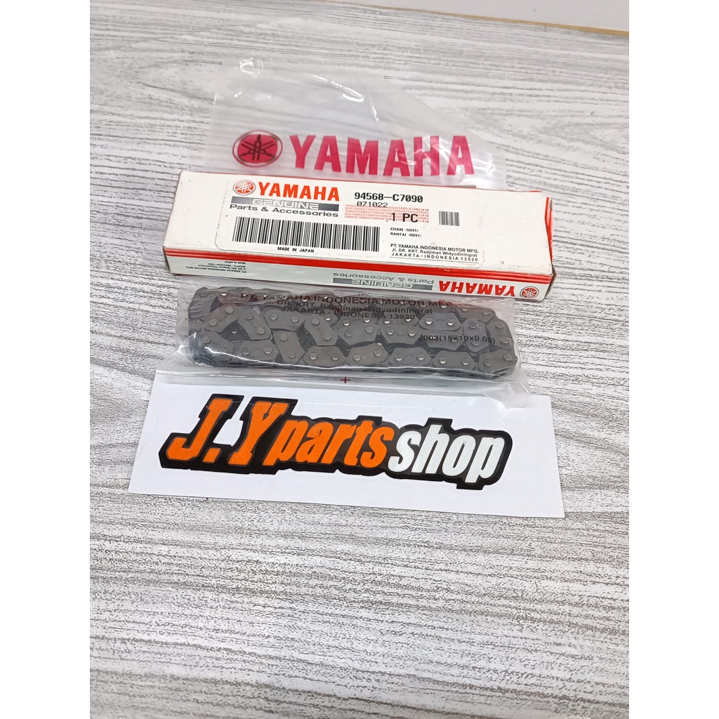 RANTAI RANTE KETENG TIMING KAMVRAT MESIN VEGA ZR RR JUPITER Z 115 ROBOT LEXAM ORIGINAL YGP 94568-C7090