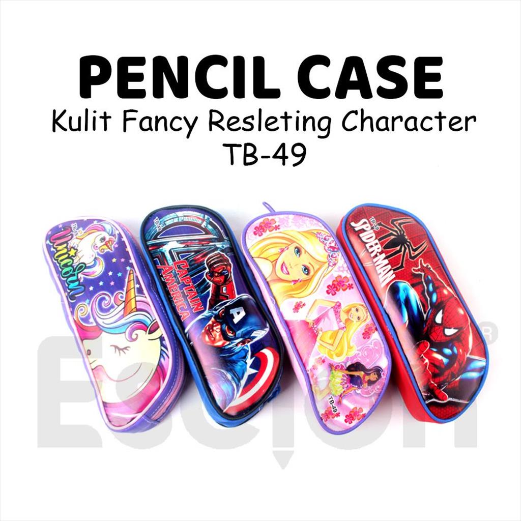 

Kotak Pensil Kulit Karakter TB-49 / Tempat Pensil Kulit Resleting