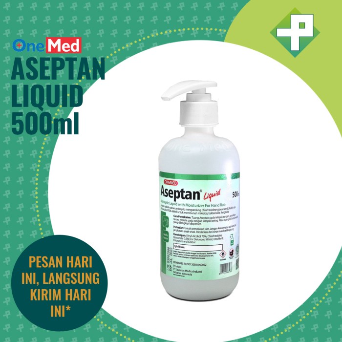 Aseptan Liquid Hand Sanitizer OneMed 500ml / Aseptan Liquid OneMed