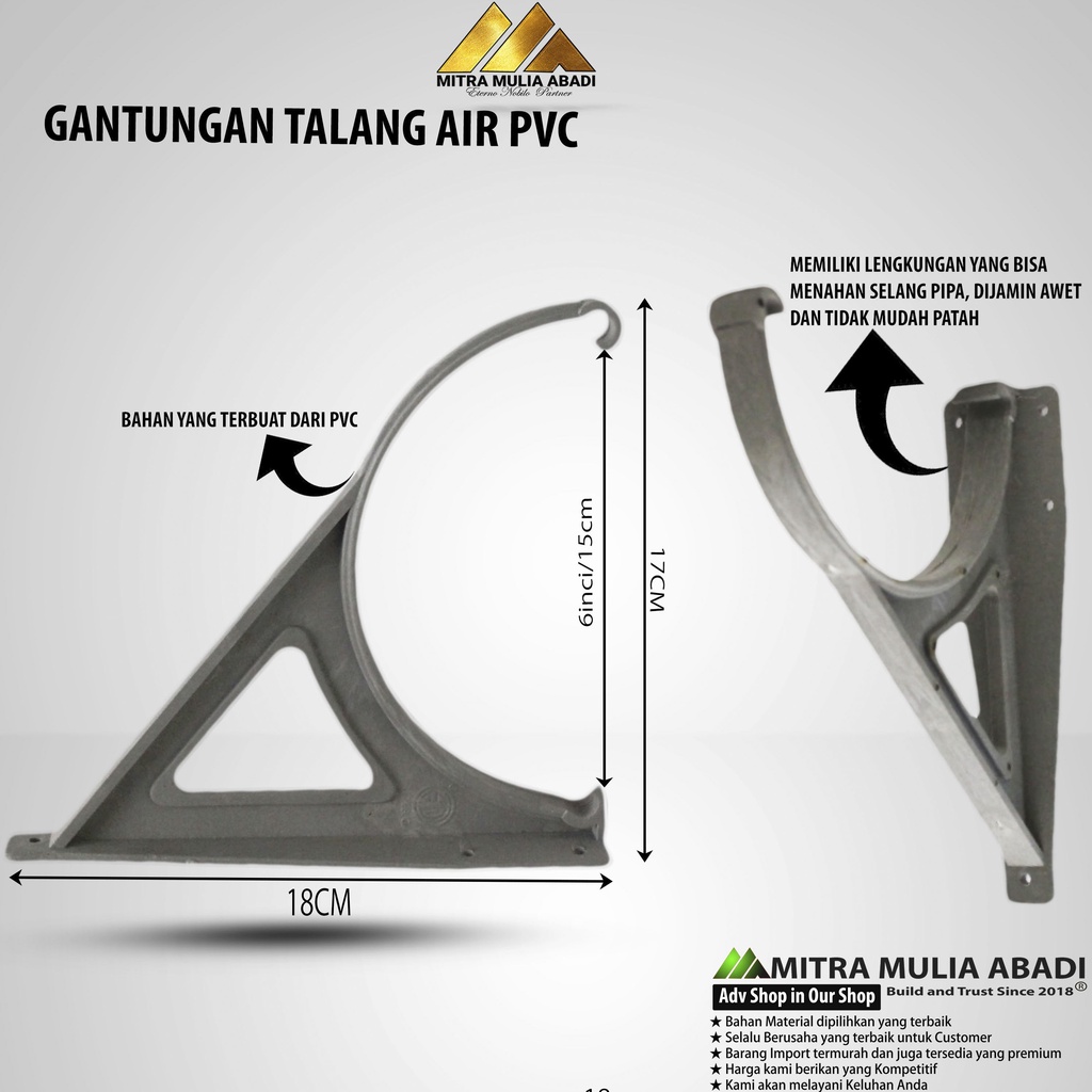 Gantungan Talang Pvc Air