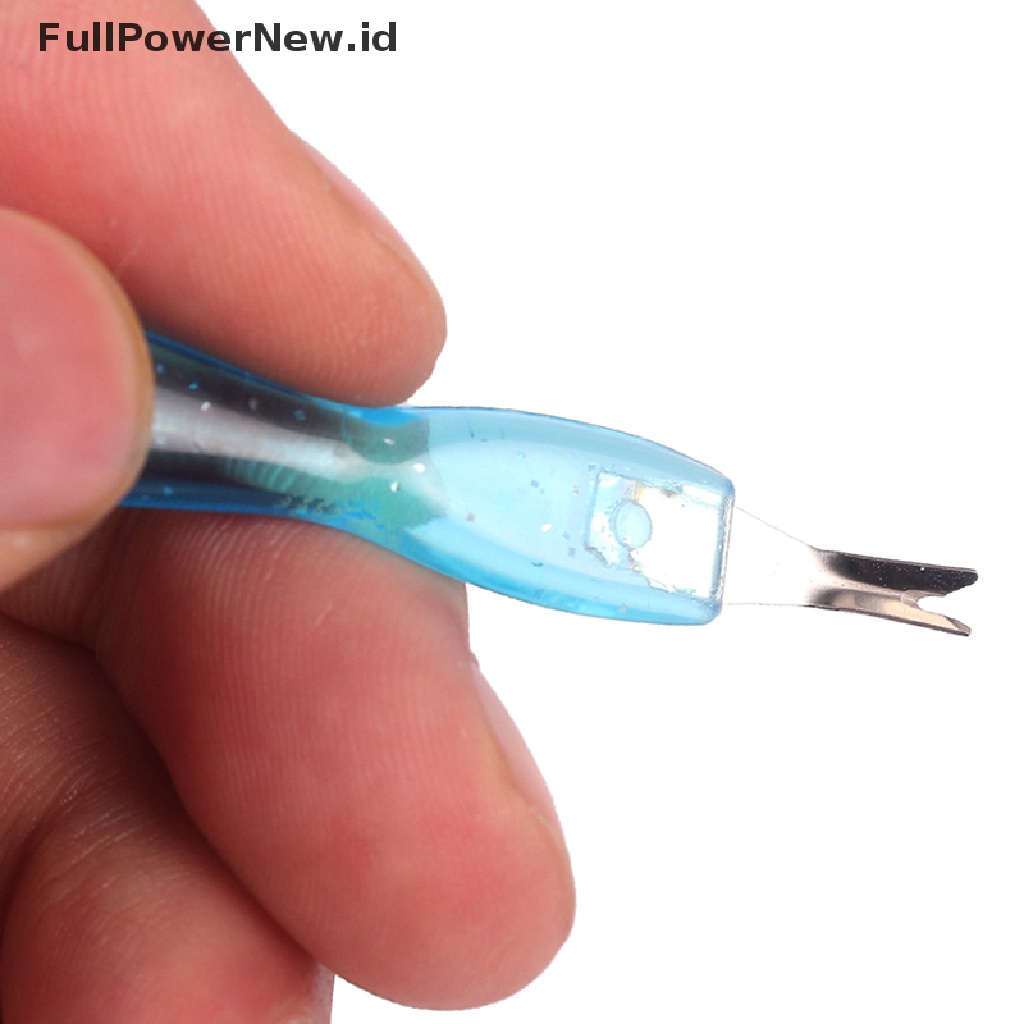 Power 2Pcs Stainless steel Nail Art Kutikula Pendorong Trimmer Cutter Pedicure Tools ID