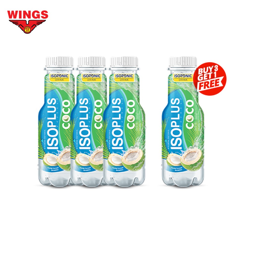 Isoplus Coco Botol 350 ml x4 - Gambar 3