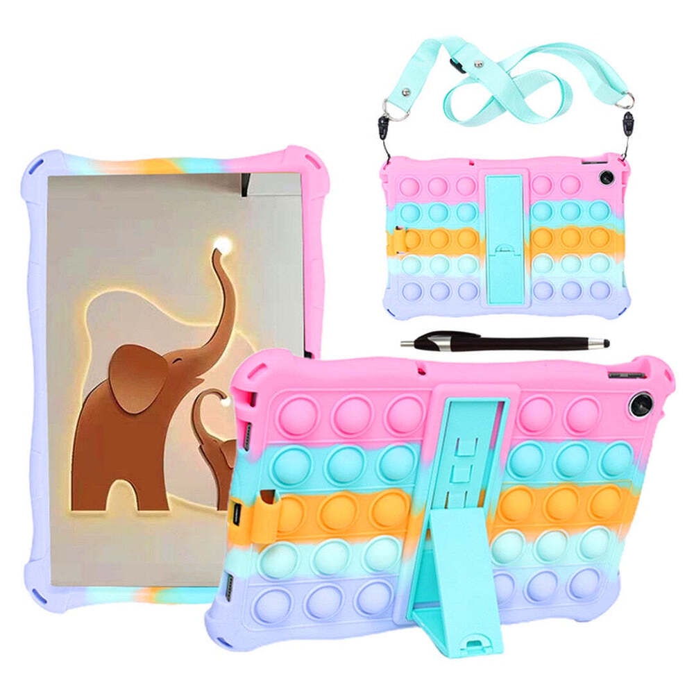 Soft Silicon Kids Case Untuk Lenovo Tab M10 Plus Gen3 10.6 inch TB-125FU 3rd Gen Push It Bubble Cover