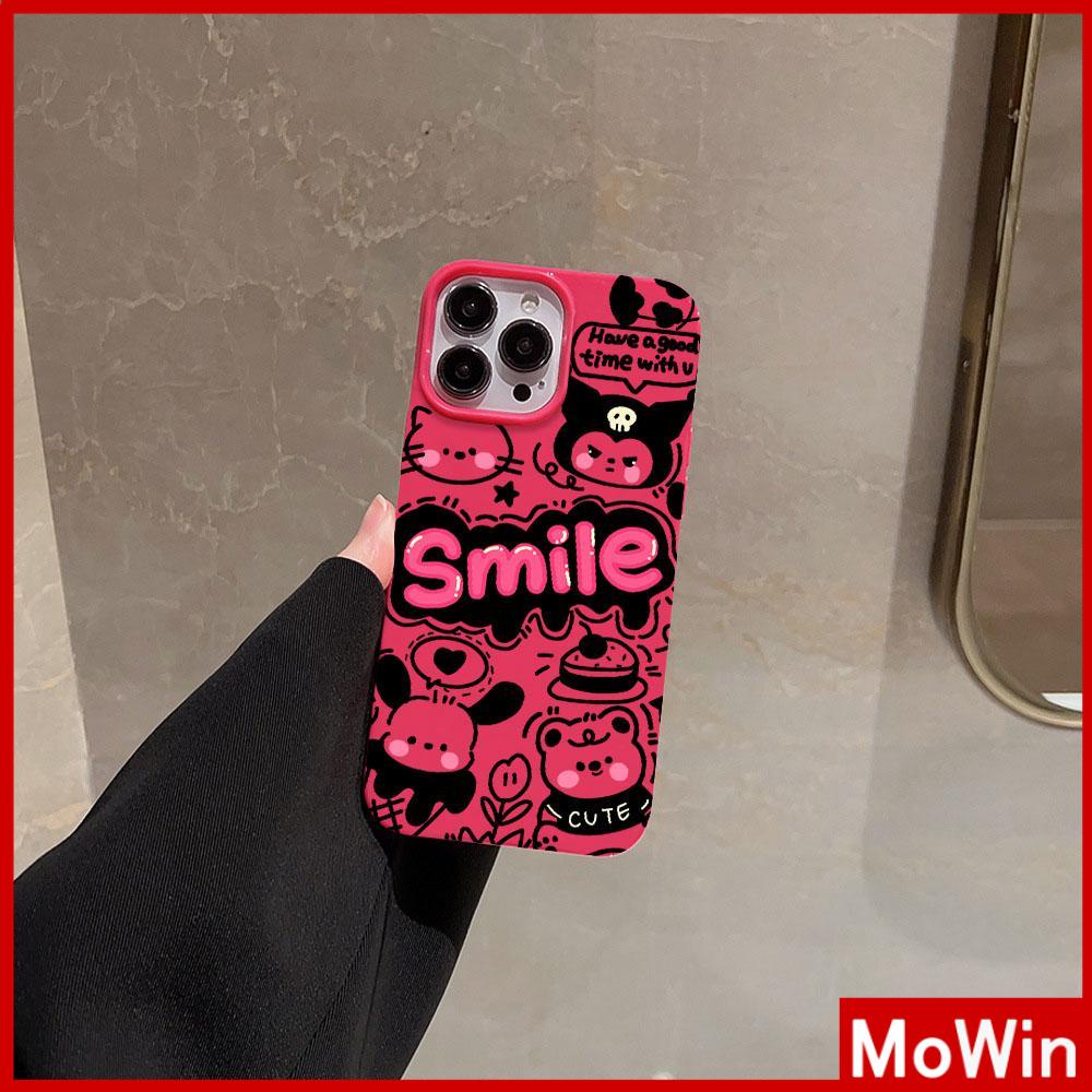 For iPhone 14 Pro Max iPhone Case Black Pink Glossy TPU Soft Case Shockproof Protection Camera Cute Cartoon Compatible with iPhone 13 Pro max 12 Pro Max 11 xr xs max 7Plus 8Plus