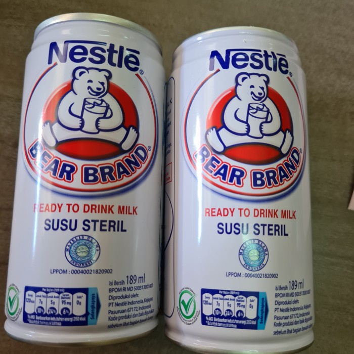 

bear brand plain kaleng