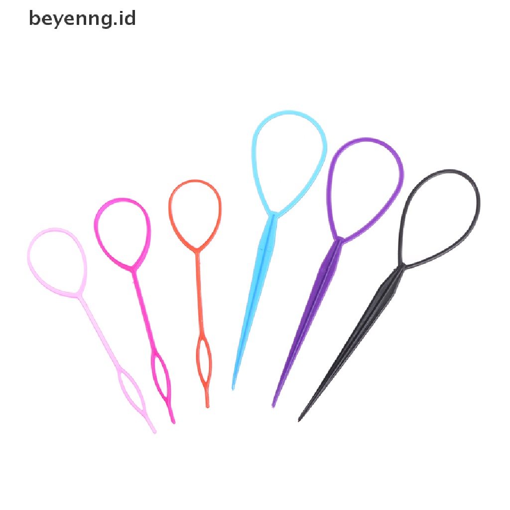 Beyen 2Pcs/Set Alat Styling Rambut Klip Bun Maker Hair Twist Kepang Ponytail Aksesoris ID