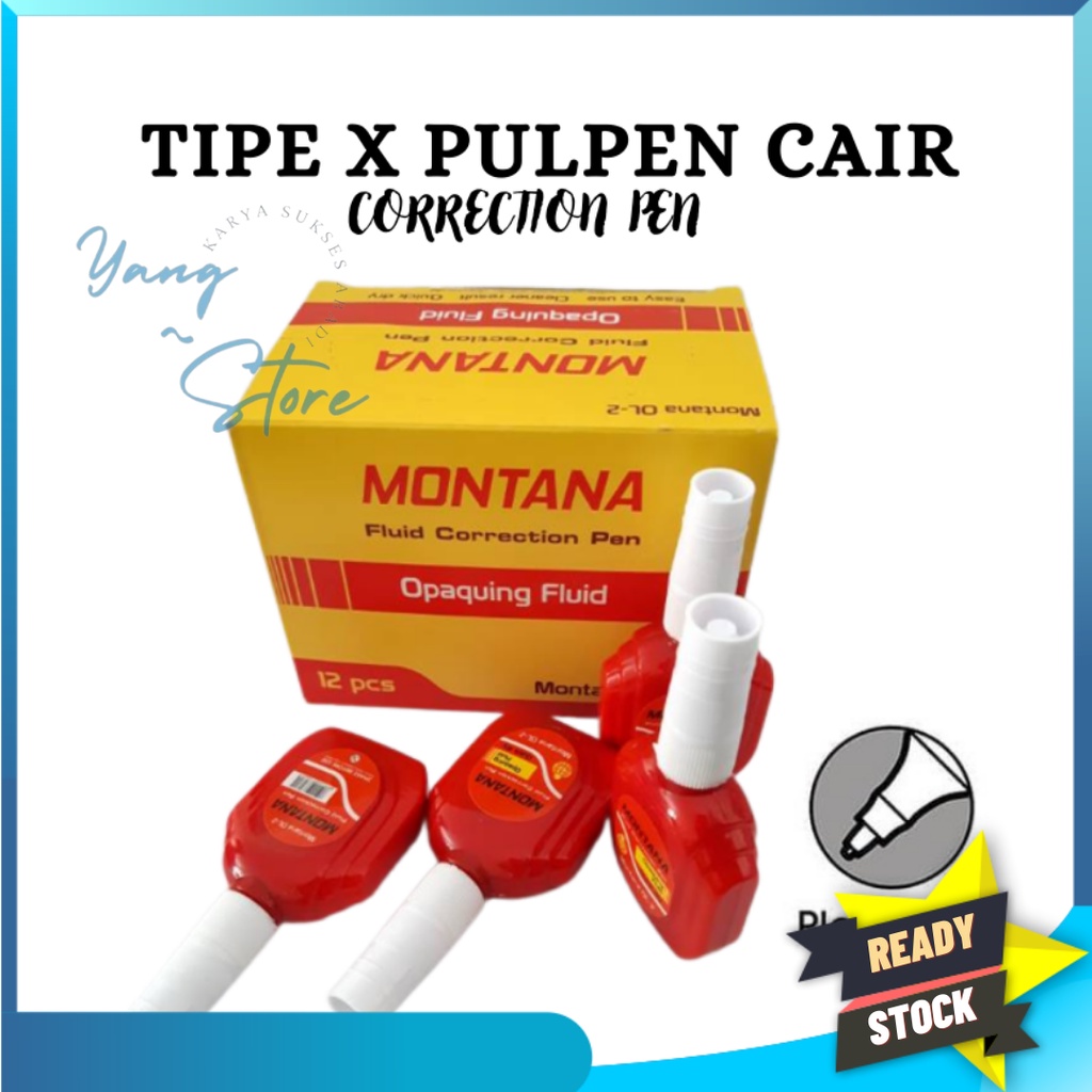 

YGS-F315- TIP-EX CORRETION PEN - TIP X PUTIH - TIP X CAIR