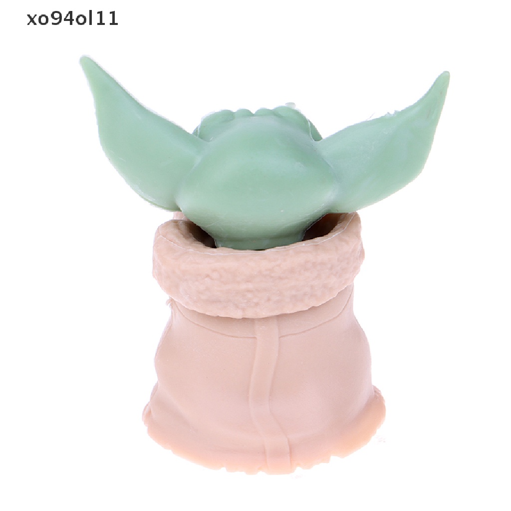 Xo 5Pcs/Set Baby Yoda Grogu Mandalorian Action Figure Mainan Yoda Baby Action Toys OL