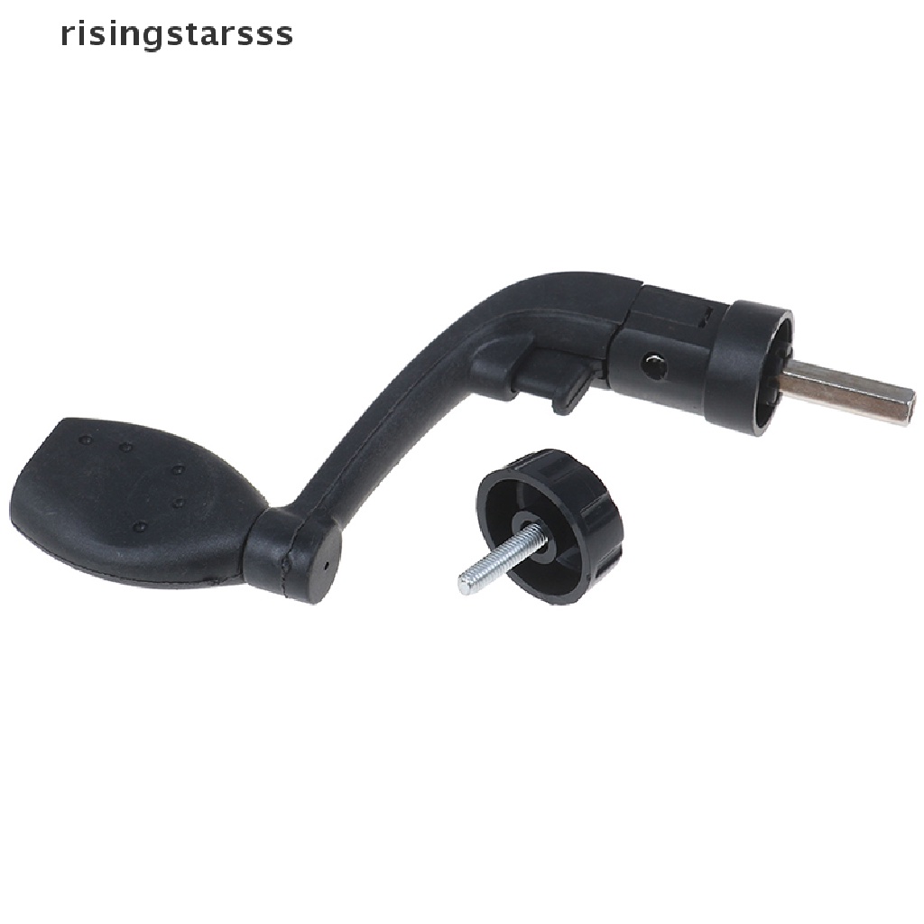 Rsid Span-new Hitam Plastik Power Handle Reel Pancing Crank Arm Spinning Reel Tipe200 Jelly