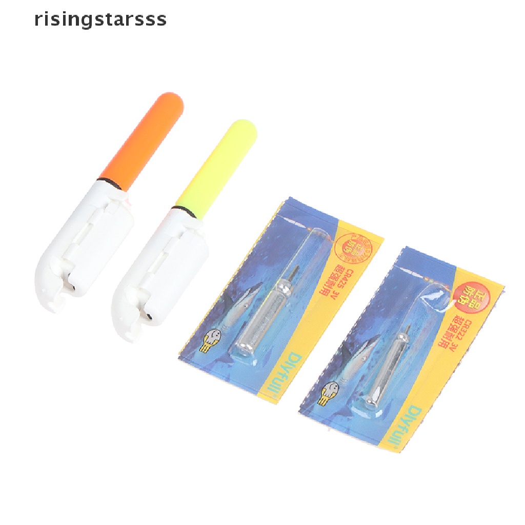 Rsid Span-new 1set Tongkat Elektronik Pancing Luminous Stick Light LED Tahan Air Float Tackle Jelly