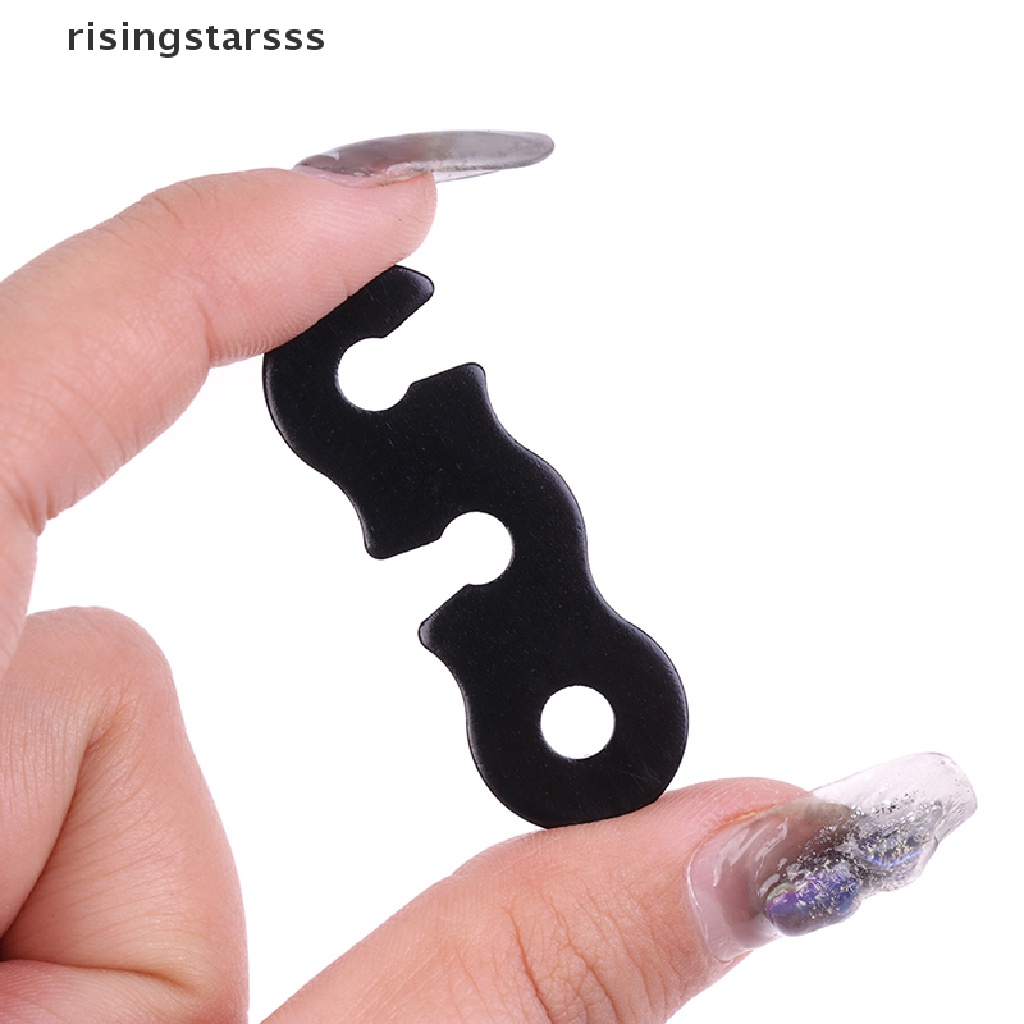 Rsid Span-new 10pcs Adjustable Camping Tent Cord Tali Gesper S Type Tensioners Pengikat Kit Outdoor Camping Tents Mengamankan Aksesoris Jelly