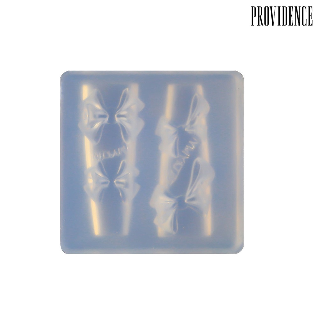 Providence Cetakan Kuku Sayap Malaikat Ikatan Simpul Desain Embossment Manicure Decor Silicone Nail Art Dekorasi Epoxy Resin Cetakan Kuku Salon Digunakan