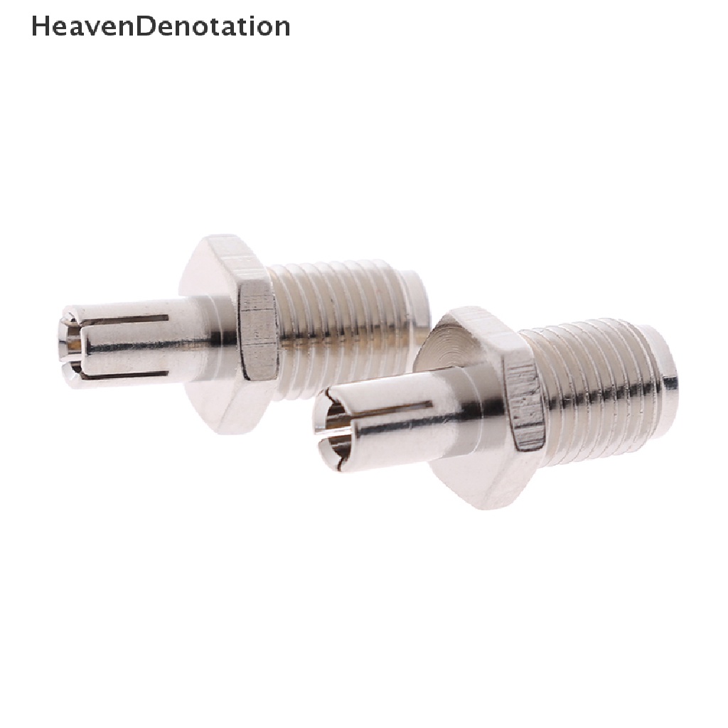 [HeavenDenotation] 2pcs Jack SMA Female Ke TS9 Male Plug RF Coaxial Adapter Konektor HDV