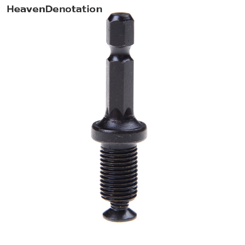 [HeavenDenotation] 1per4 &quot;Hex Shank Adapter Male Thread Screw Untuk Chuck Bor 6mm, 10mm, 13mm 3per8&quot; -24UNF HDV