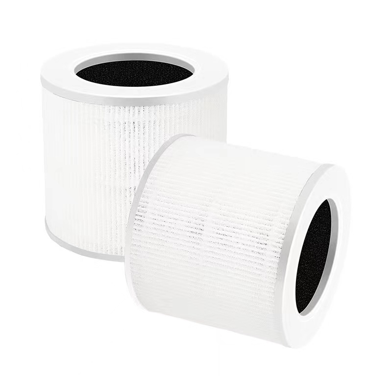 2pcs Untuk Levoit Core Mini/Mini-RF Air Purifier HEPA Filter Karbon Aktif+Spons Aksesori Pengganti