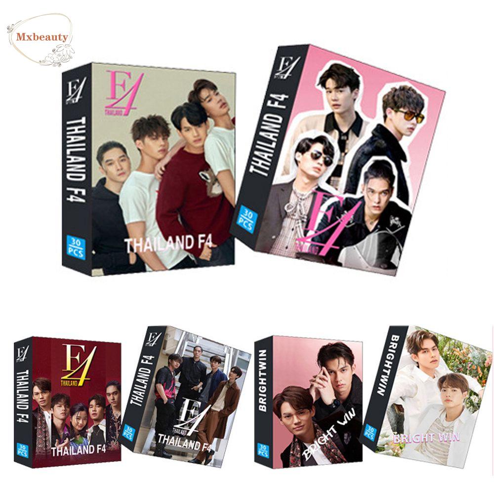 Mxbeauty THAILAND F4 Lomo Card 30pcs/set Koleksi Dew Nani Bright Win Postcard Hadiah Kartu Pesan Mini Postcard