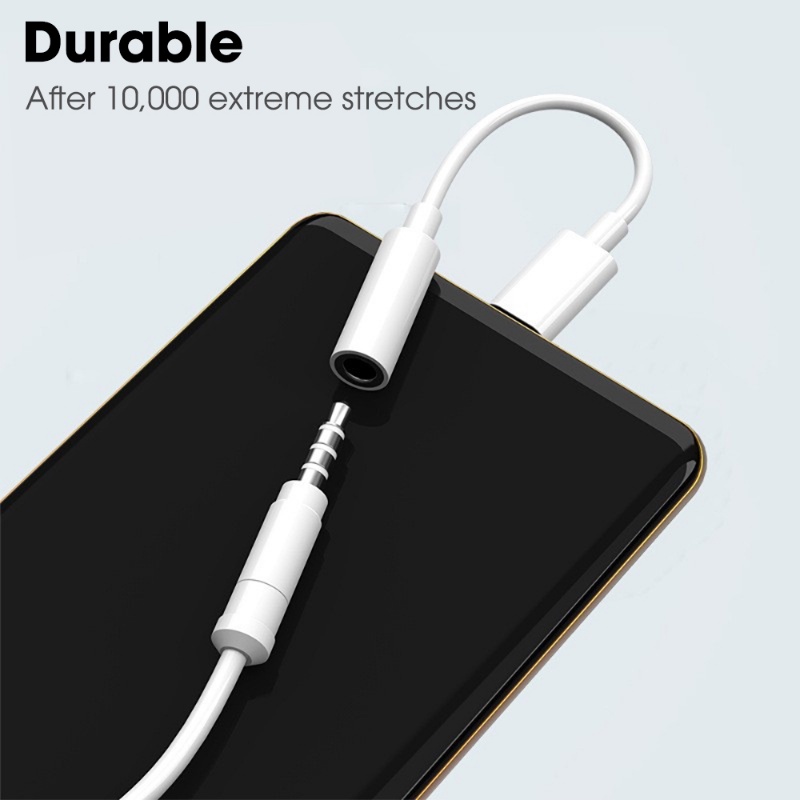 Universal Portable Mini Type-C Ke 3.5mm Audio Adapter Simple Compact High Quality Jack Headphone Kabel Converter