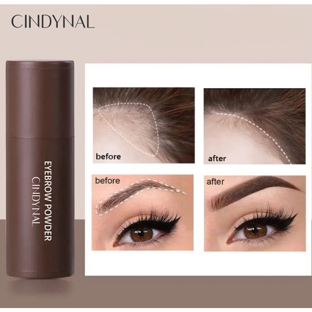 (UMU SUPPLIER) CINDYNAL CETAKAN ALIS INSTAN BEDAK ALIS MAGIC EYEBROW POWDER STAMP STEMPEL WATERPROOF 10 MODEL CETAKAN ALIS