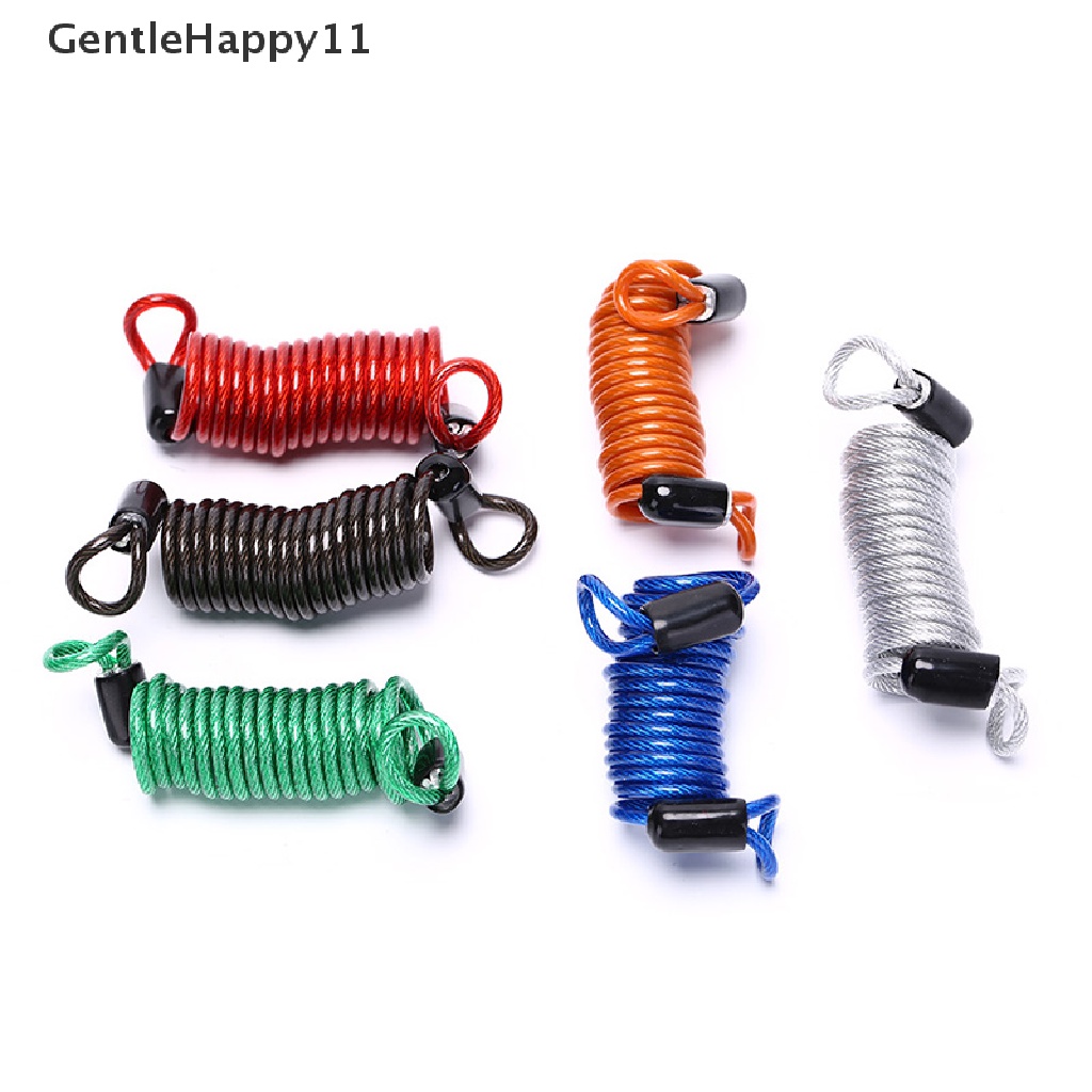 Gentlehappy Tas Rem Cakram Roda Sepeda Motor Anti Maling Dan Pengingat Kunci Kabel Pegas id