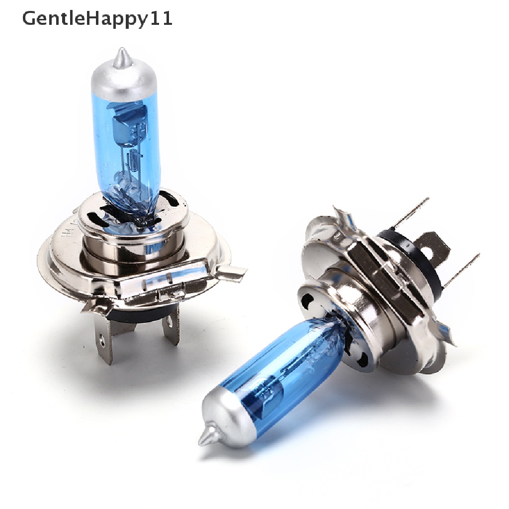 Gentlehappy 2x T4 55W Putih Terang Xenon Haen HID Headlight Bulbs Lampu Mobil Auto Lamp Cahaya id