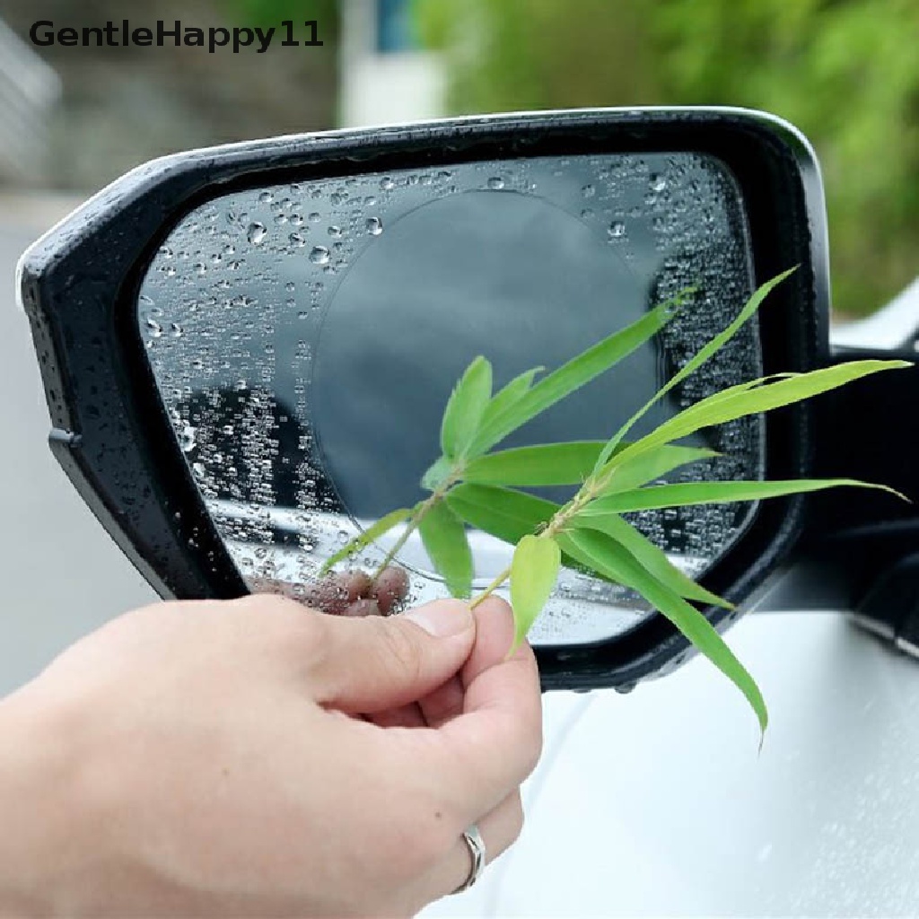 Gentlehappy Rainproof Film Stiker Kaca Spion Mobil Film Anti Kabut Jendela Kaca Perisai id