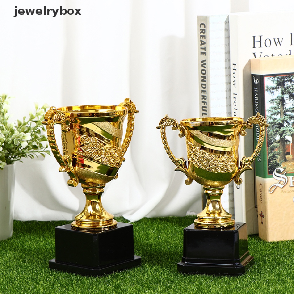 [jewelrybox] 1pcs Piala Penghargaan Emas Anak Sekolah Pesta Perlengkapan Penghargaan Hajatan Hadiah Butik