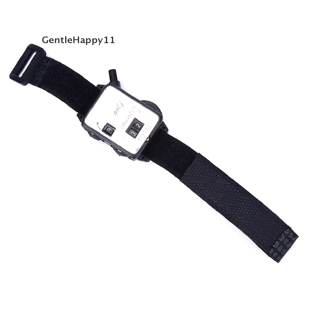 Gentlehappy Golf Score Stroke Keeper Count Watch Putt Counter Tembakan Dengan Wristbandc id