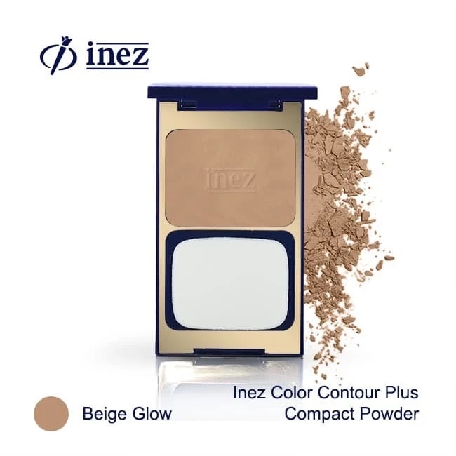 COD/Beauty Maxx/Inez Cosmetics  Compact Powder (New case)Bedak Untuk Pengantin /Inez Untuk Bedak Pengantin