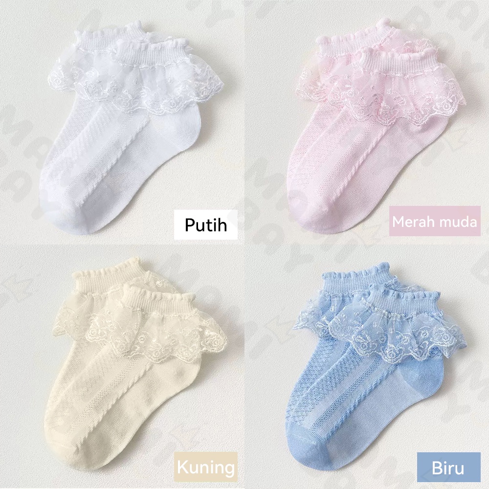 OKEYI kaos kaki renda anak bayi perempuan kaus kaki anak import untuk 1-15tahun