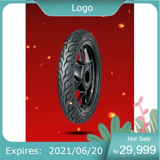 MPM FDR Tubetype Ban Motor Flemmo 80 90 14 Matic Depan Atau Belakang Mio Vario Beat Spin Flemo Pro