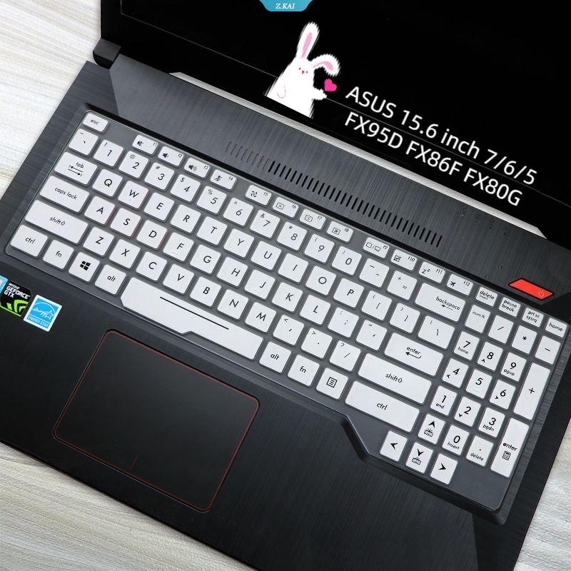 New TPU Keyboard Komputer Silikon Transparan Dengan Film Pelindung Tahan Debu Untuk Model ASUS 15.6 Inch Flight Fortress7 /6 /5 FX95D FX86F FX80G [ZK]