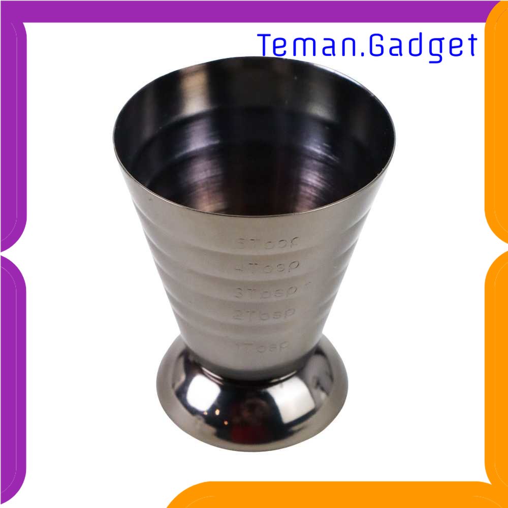 TG -  DPR GeweYeeli Gelas Ukur Bartender Multilevel Jigger Bar 3 in 1 75ml - SS304