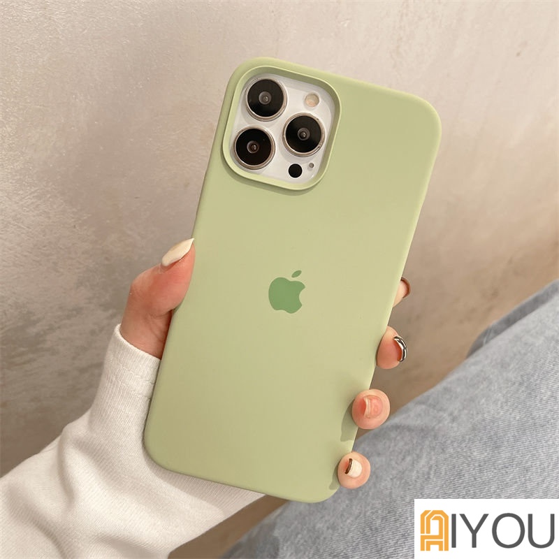 Casing Ponsel Silikon Simple Mewah Untuk iPhone 14 Pro MAX XR XS Max14 13 12 11 Pro MAX 14 7 8 PLUS Shockproof Tahan Lama Anti Kotoran cover