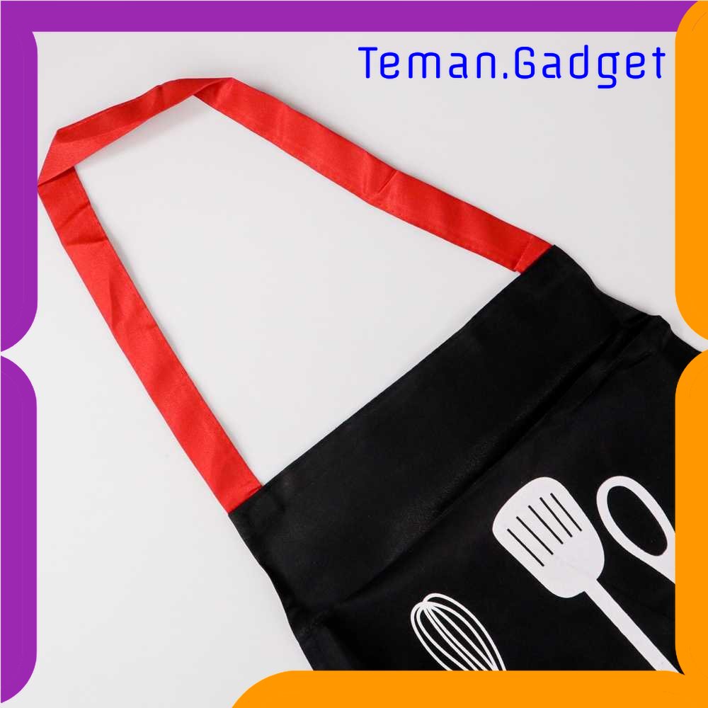 TG - DPR Aihogard Celemek Apron Dapur Pria Wanit Model Kantung - JJ41