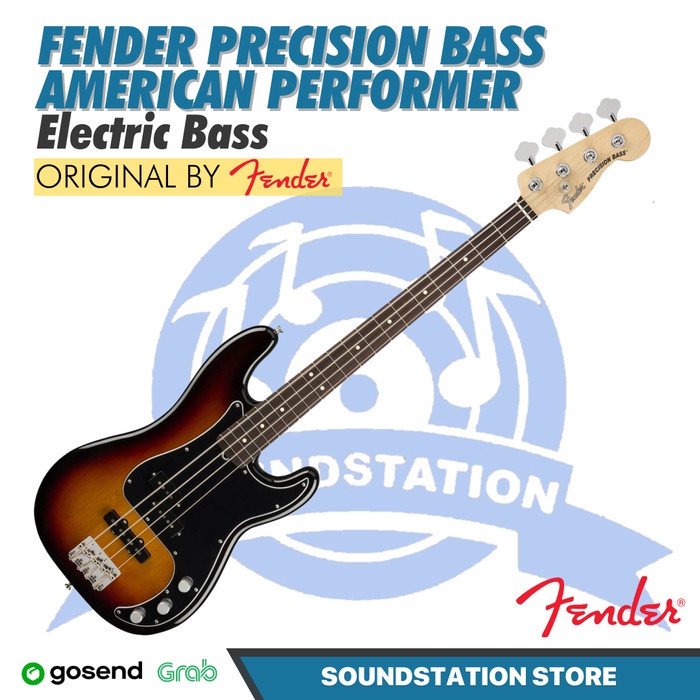 FENDER PRECISION BASS American Performer Bass Electric Guitar | USA