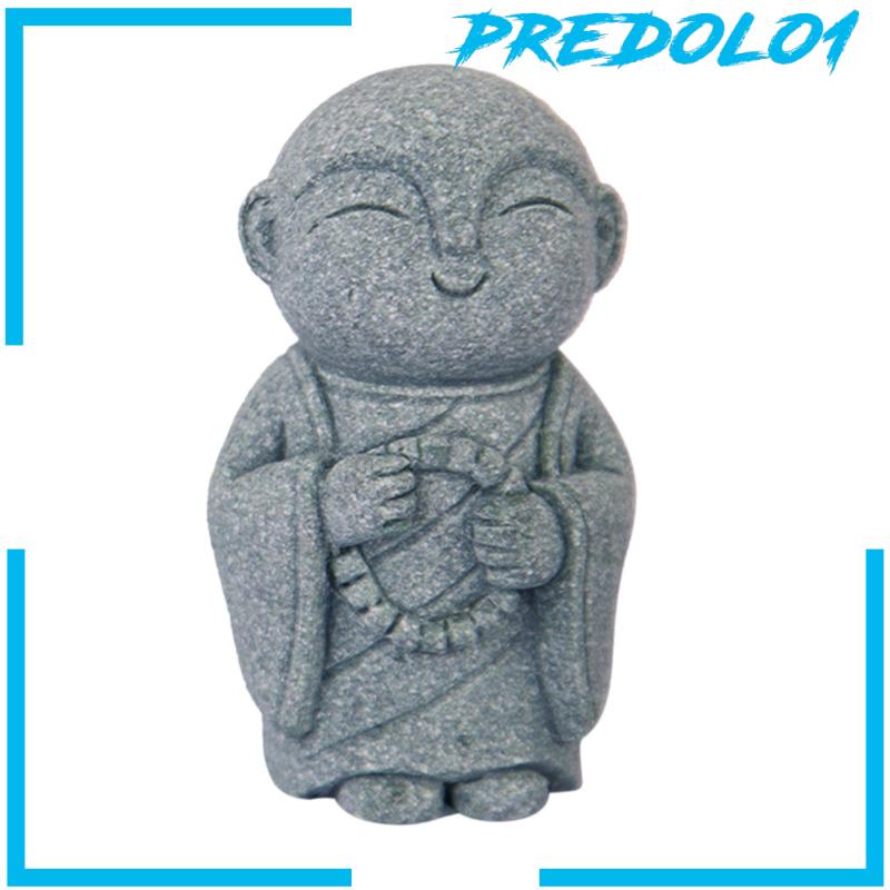 [Predolo1] Patung Monk Hiasan Tangki Ikan Buddha Mini Untuk Taman Teahouse Tabletop