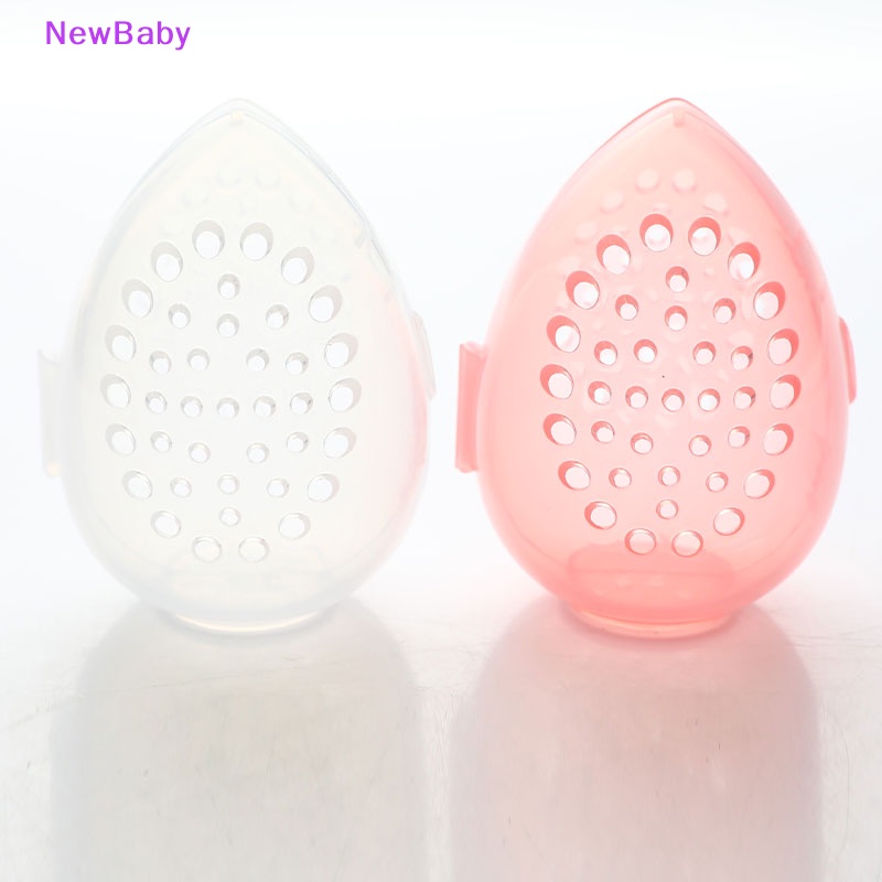 Newbaby 1Pc Beauty Sponge Stand Tempat Penyimpanan Makeup Puff Holder Kosmetik Berbentuk Telur ID