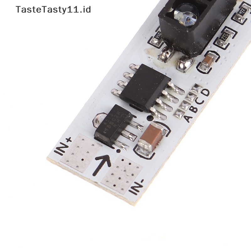 Tastetasty 1Pc 5V 12V 24V 72W Saklar Sensor Dimmable Peredup Gelombang Tangan Saklar Sentuh PIR.