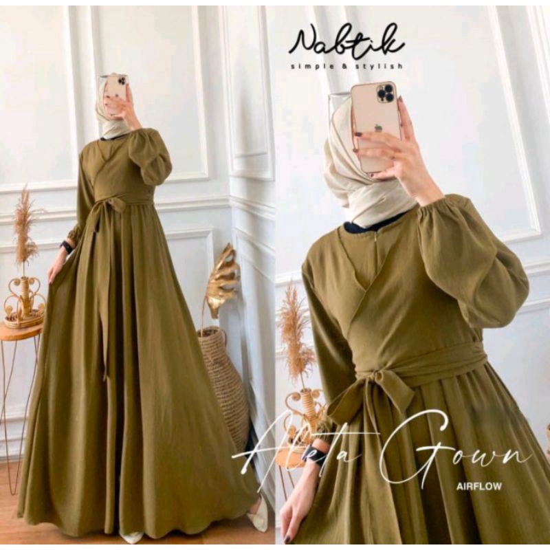 ALETA GWON DRESS MAXY CRINGKEL AIR FLOW