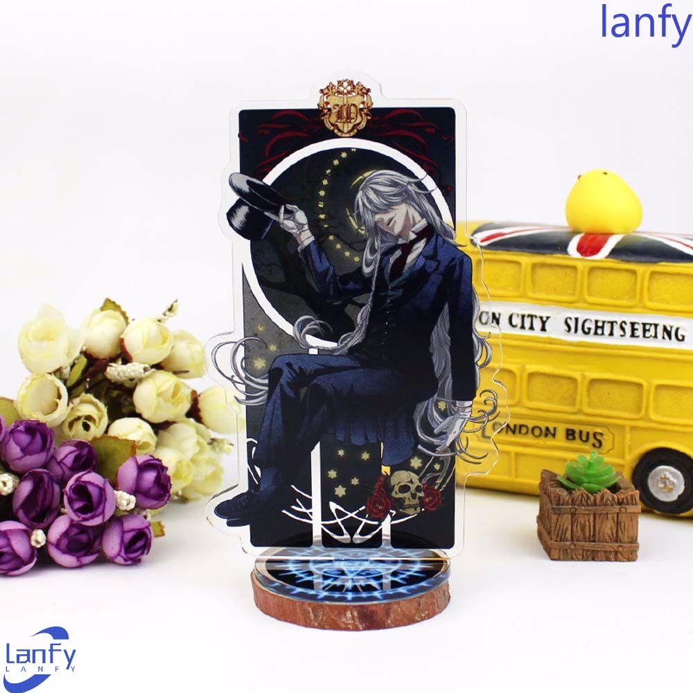 Lanfy Patung Anime Black Butler Bahan Akrilik Untuk Dekorasi Meja