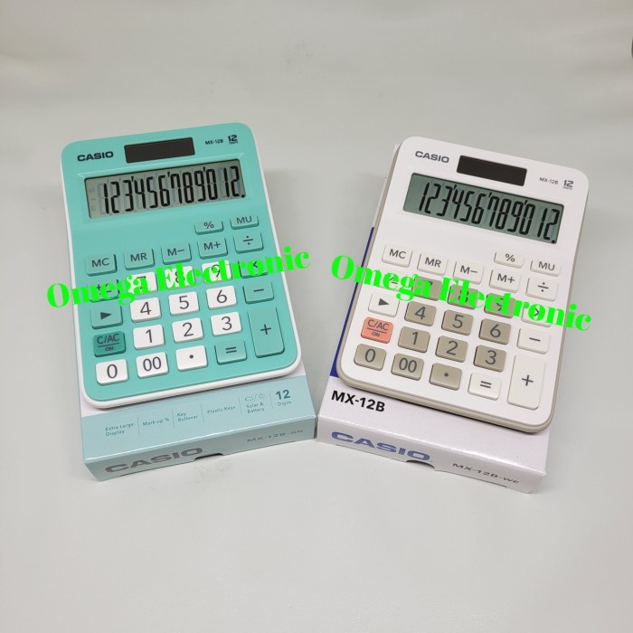 

Casio Calculator MX-12B - Kalkulator Meja Office Desktop MX 12B - Putih