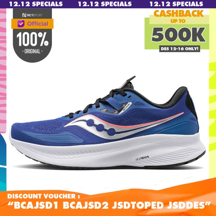 SEPATU LARI SAUCONY  GUIDE 15 SAPPHIRE S20684-16 - 10