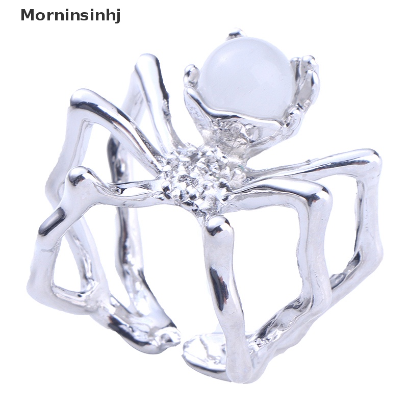 Mornin Baru Gothic Spider Cincin Untuk Wanita Pesona Punk Aesthetic Grunge Pasangan Cincin Vintage Barang Keren Pesta Perhiasan Tren Hadiah id