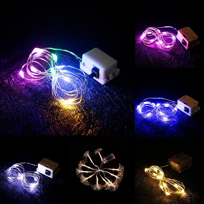 Lampu Tumblr Kawat Mini Rainbow 5 Meter Lampu LED Light Impor High Quality