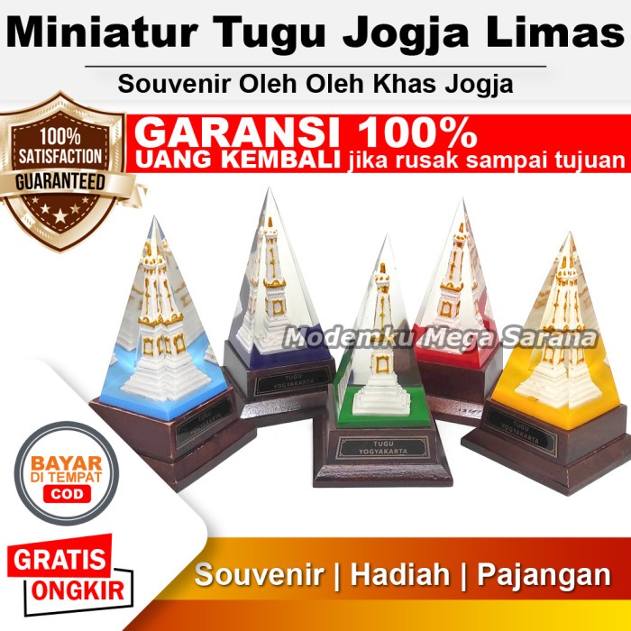 Souvenir Miniatur Tugu Jogja Limas Oleh Oleh Khas Jogja Yogyakarta