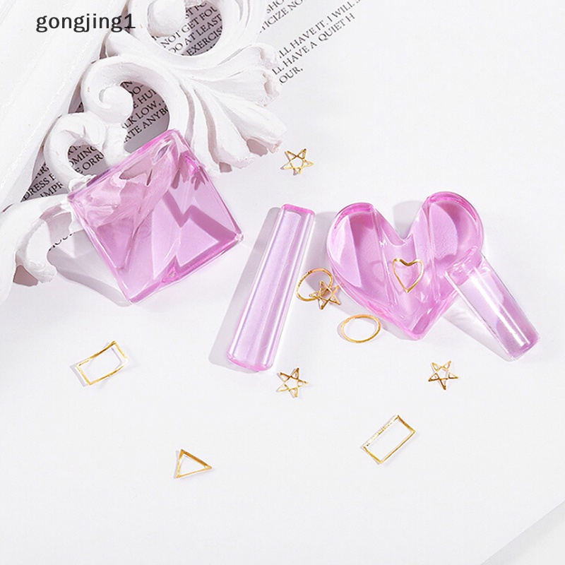 Ggg 1Set Membuat Model Pressed Mould Nail Art Mold Manicure Arc Tool Slice Model Tool ID