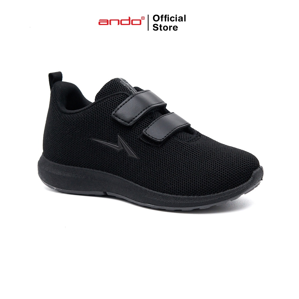 Ando Official Sepatu Sneakers Liam V Anak - Hitam/HitamRAMAYANA JAKTIM