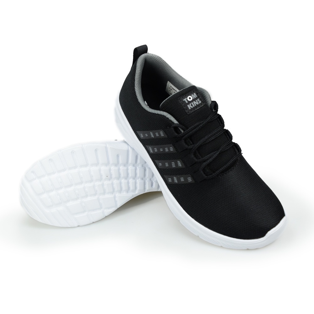 TOMKINS Sneakers Pria Eternal - Black WhiteRAMAYANA JAKTIM