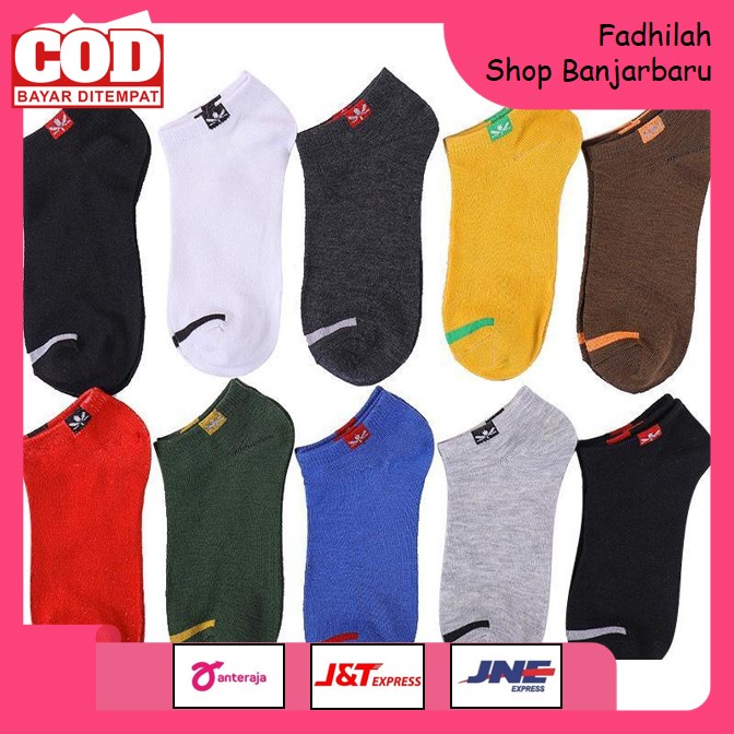 KAOS KAKI FASHION KAOSKAKI WARNA POLOS  WANITA CEWEK MURAH PENDEK SEMATA KAKI SOCKS BISA COD | FADHILAH SHOP BJB